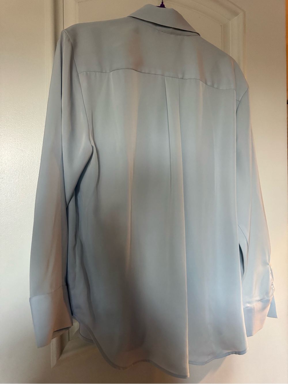 Rachel Zoe Light Blue Button-Up Shirt - Elegant Women's Top size XL - Picture 5 of 5